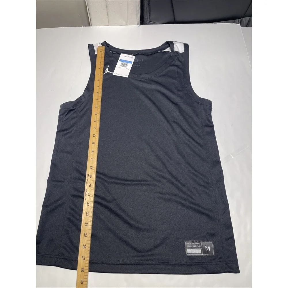 Nike Jordan Men's Stock DF Overtime Basketball Jersey Tank Top Black Size 3XL
